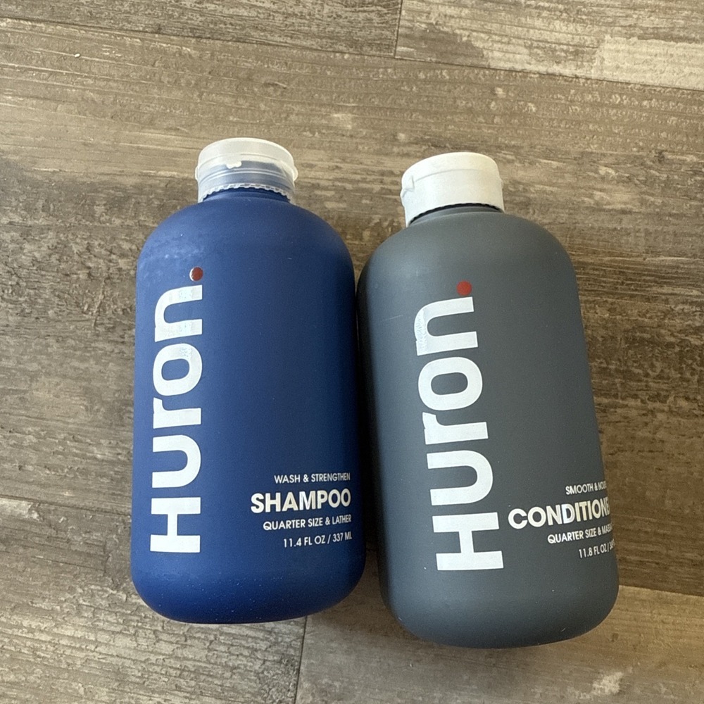 HURON  Shampoo & Conditioner Set for Men 11.4 fl. oz. ea.  (NEW)